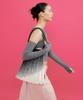 Pleatsmama Shoulder Bag White & Black