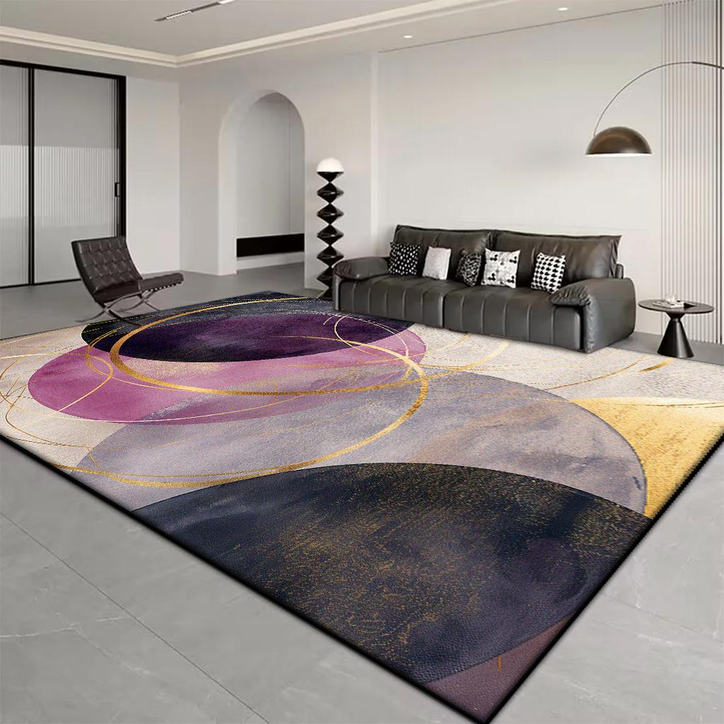 Modern Large Carpets for Living Room Decoration Home Geometry Rug Non-slip Bedroom Lounge Rugs Washable Sofa Coffee Tables Mat