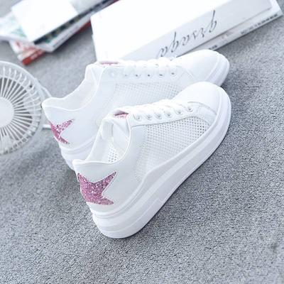 Fashion Summer Mesh Breathable Woman Footwear Walking On Offer Fashion 2024 White Shoes for Women Aesthetic A Comfortable and Elegant 39