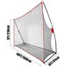 Lacquer 600D Oxford Cloth Portable Golf Hitting Practice Net Driving Training Aids With Carry Bag Black 300 X 210 X 91cm