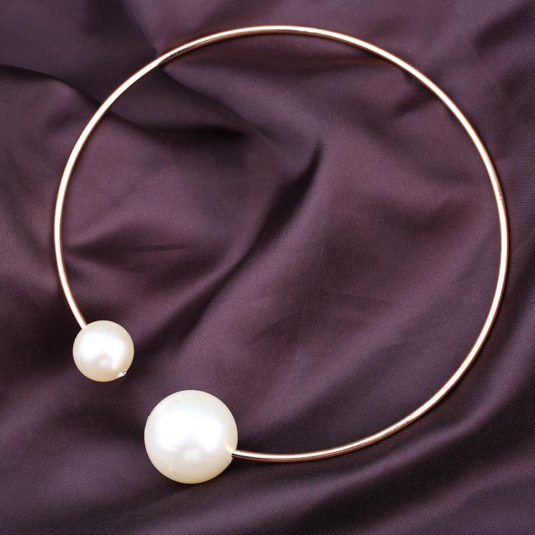 Fashion Pearl Collar Necklace Simple Design Versatile Women s Jewelry Wholesale option 1