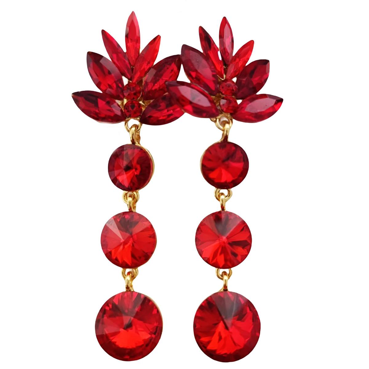 

Les Trésors De Lily [R7521] - Clips Créateur Sissi rouge - 85x30 mm