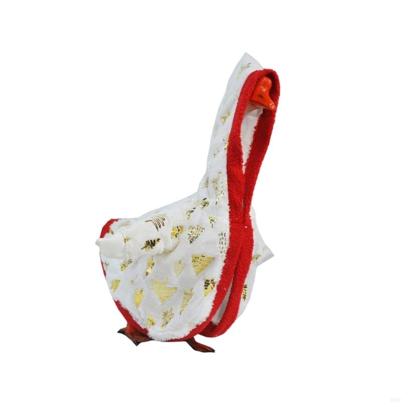Durable Cotton Geese Attire Holiday Party Decors 23Inch Festive Design