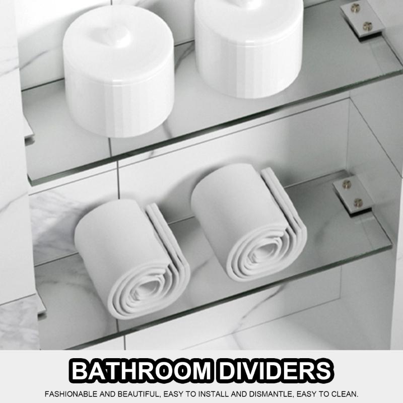 8Pcs Square Glass Clamp Frameless Glass Shelf Bracket Holder Heavy Duty Glass Clamp Clip Support Bracket Easy To Use