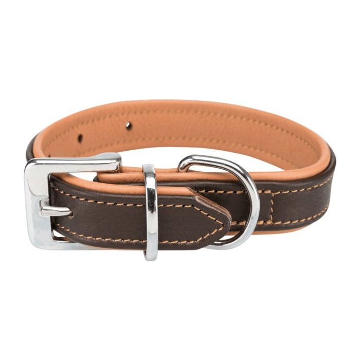 Collier pour Chien - TRIXIE - Active Comfort - Marron/Brun Clair - Taille XS-S - 21-32 cm