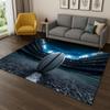 3D Rugbyfeld Rugby American Football Teppich Teppich für Schlafzimmer Wohnzimmer Sofa Fußmatte Dekor, Kinder Spielmatte Spiel Non-slip Bodenmatte