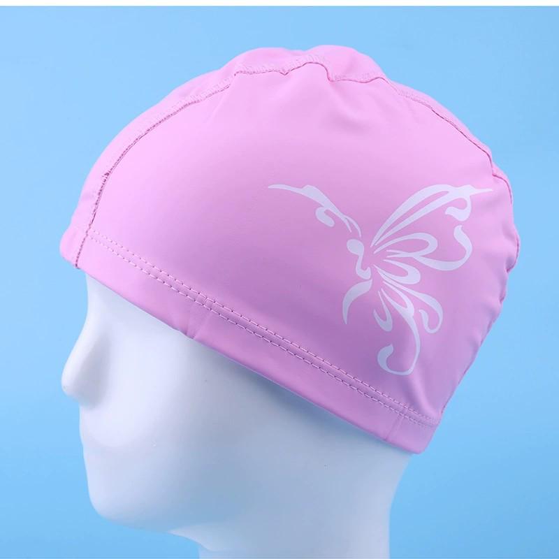 Shen Yu Waterproof Elastic Swim Cap with Ear Protection for Long Hair - Unisex, Non-Tight, Multi-Color
