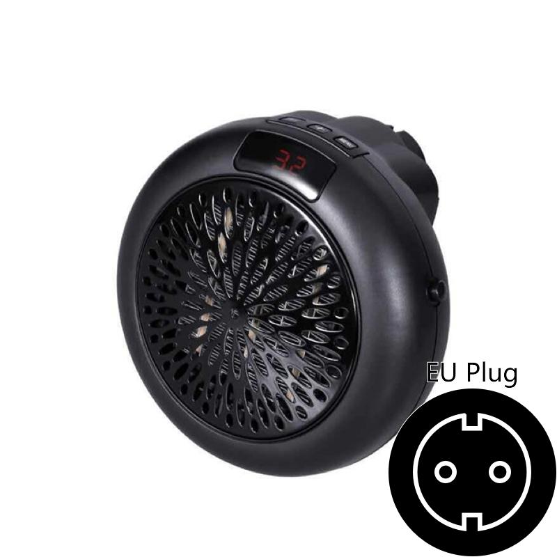 Portable 220v Mini Space Heater Wall-mounted Adjustable Constant Temperature Room Air Heater Timer Set Home Air Heater