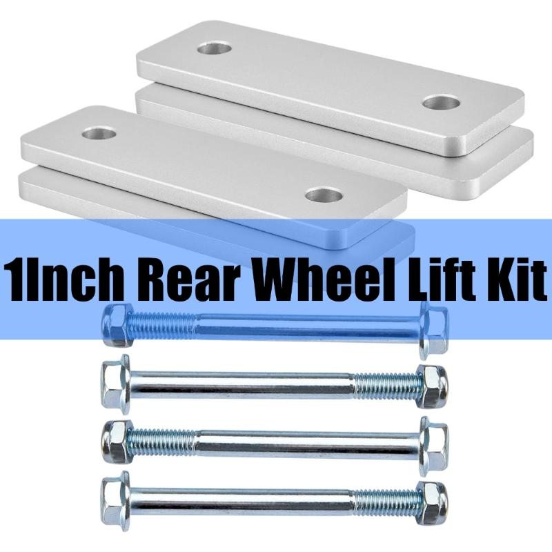 Golf Cart Rear Lift Set 1 Inch Height Increase For Enhanced Ground Clearance Off Road Performances Aluminum Contruction