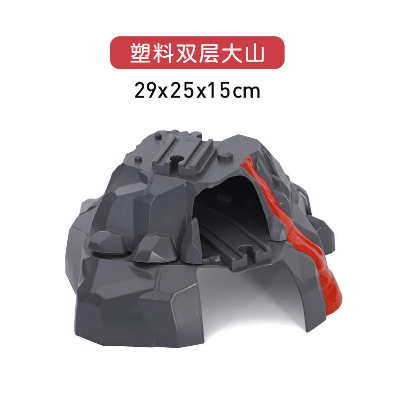 Car Wash Rail Car Set Train Scene Children Fire Station Police Station Simulation Toy  Station Bridge Wooden Train Tracks Toys