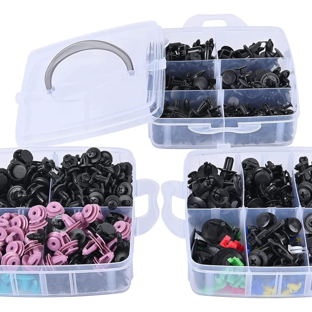 Msiw 725 Pcs Car Push Retainer Clips and Fasteners Assortment - 23 Common Sizes