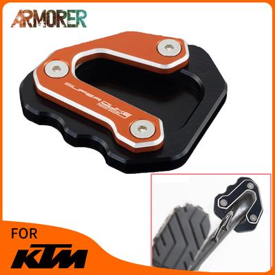 אביזרי אופנוע עבור KTM 1290 סופר דיוק R SDR רגל מעמד צדדי משטח לוח תמיכה למעמד צדדי הארכה 2014 2015 2016