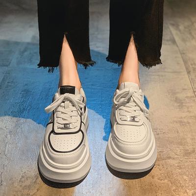 Genuine Thick-soled Small White Shoes Women's  Spring Korean Version of The New Casual All-match Sports Show Feet Small Board Shoes