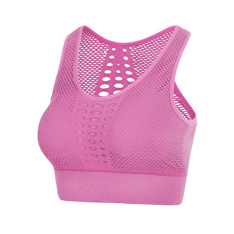 Yaz Hollow Out Dikişsiz Spor Sütyeni Yoga Üstü Kadın Giyim Düz Rahat Yoga Atlet Üstleri Kadın Koşu Fitness İç Çamaşırı Yoga Yeleği Bayan 24413