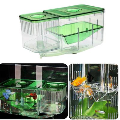 Pet Hatchery Isolation Mesh Box Fish Breeding Incubator Hanging Net Separate Container Aquarium