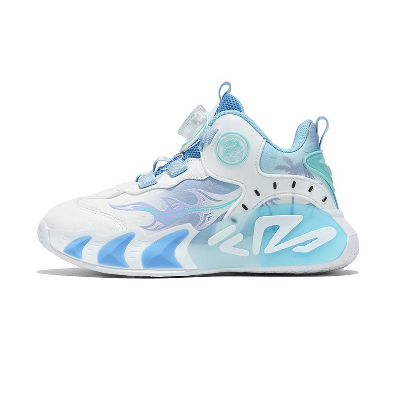 Girls 2025 autumn new leather waterproof sports shoes boys professional non-slip shock absorption running basketball shoes