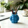 Smooth Surface Pen Holder 3D Printed Down Jacket Holder, Funny Puffer Pencil Creative Desk Organizer Mini for Office Supplies, Cute Stationery