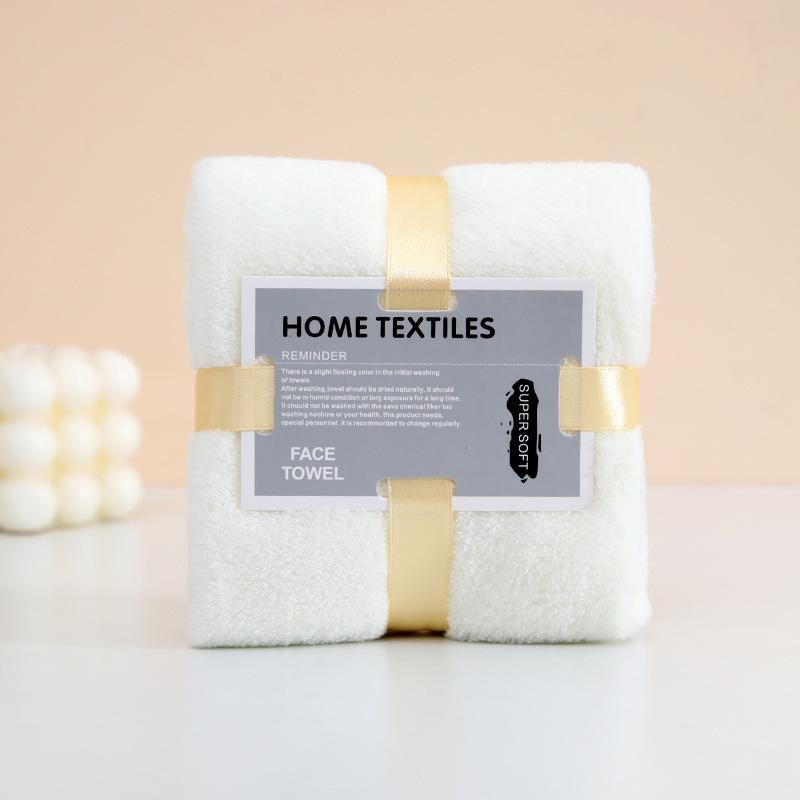 Creative Coral Fleece Warp Knitted Towel - Absorbent Wedding Celebration Souvenir Gift