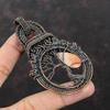 Tree Of Life Rhodochrosite Pendant Copper Wire Wrapped Pendant Rhodochrosite Jewelry Gemstone Pendant Handmade Copper Jewelry Gift For Him