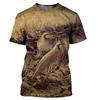 Camiseta Camuflaje Animal Caza Infantil Verano Niños Cuello Redondo Camisetas Moda Tops Camisetas Camiseta Infantil Exterior