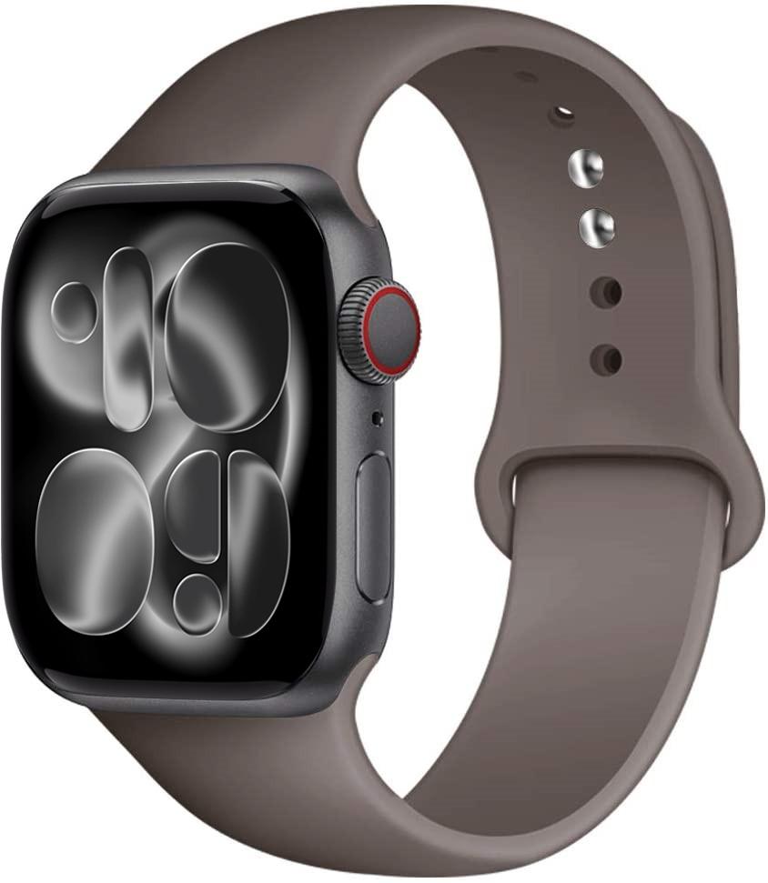 Silicone strap For Apple Watch 11 band 44mm 40mm 49mm 45mm 41mm 38 46mm 42mm correa bracelet iWatch series 9 8 7 6 SE ultra 2 3