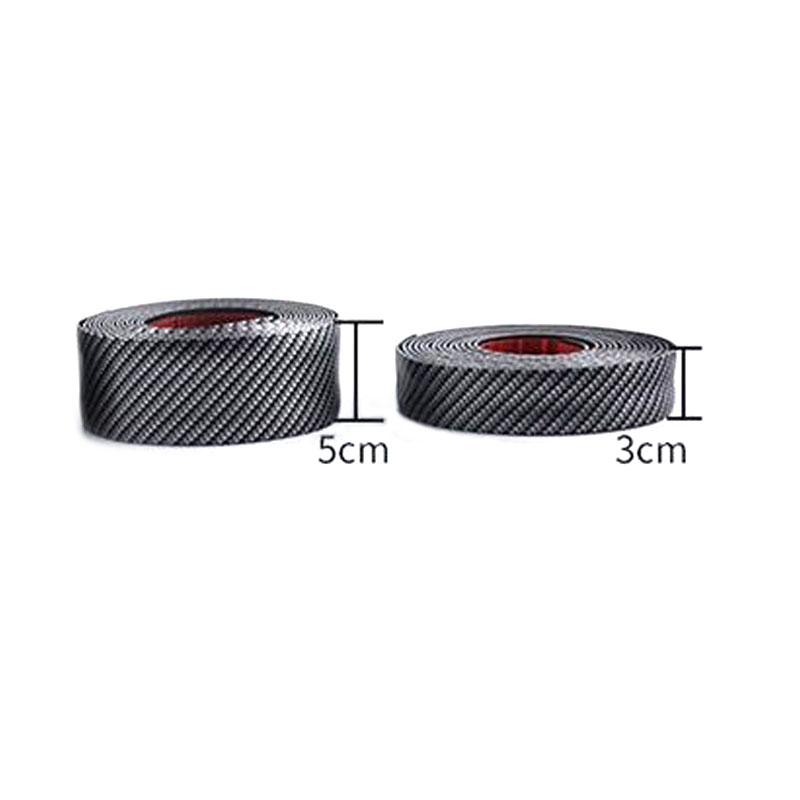 Universal Car Door Sill Protector Strip Strong Adhesive Anti Scratch Threshold Trim Cover Sticker Long Lasting Auto Door Entry Guard