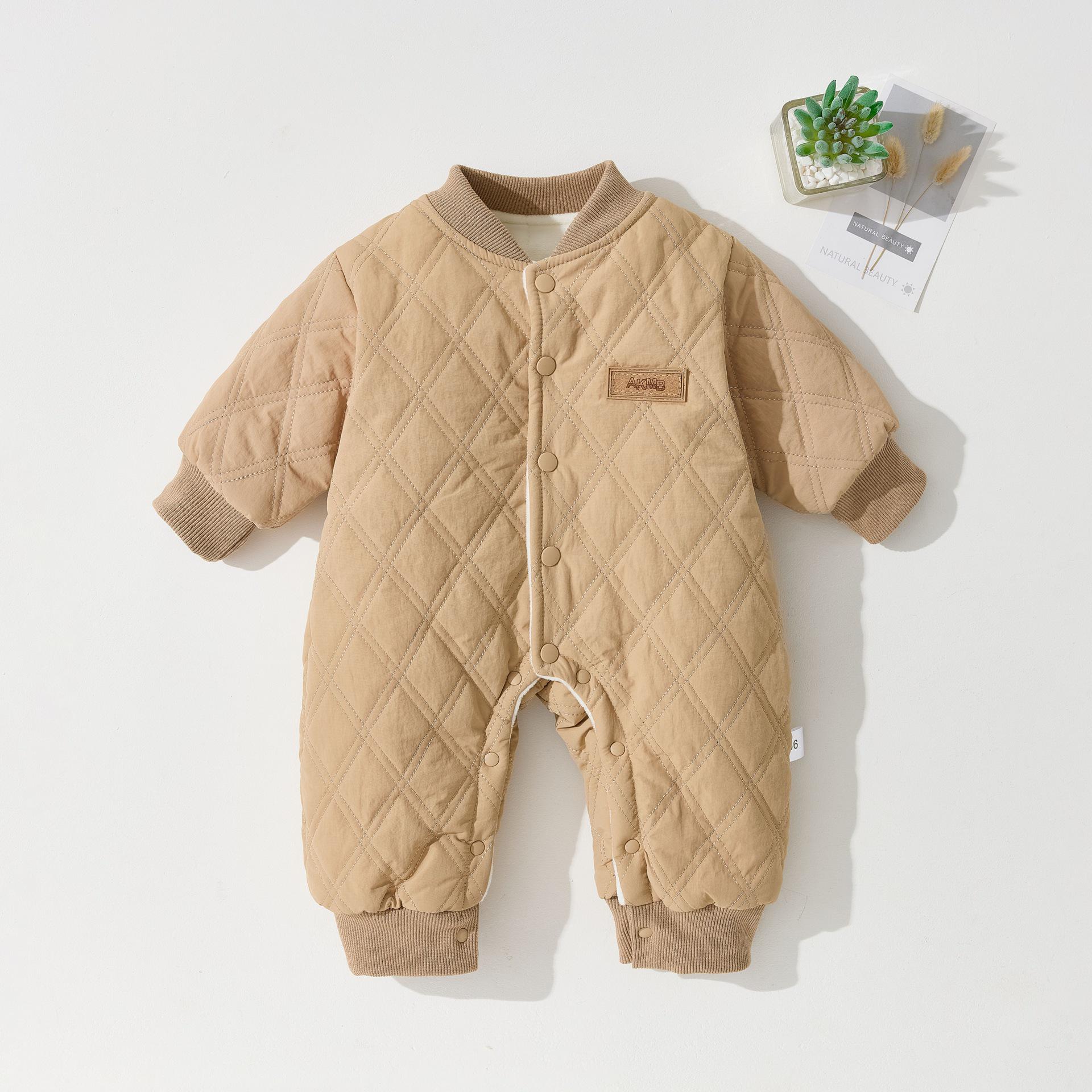 

Детский ромпер на флисовой подкладке для осени и зимы 73cm