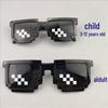 Mosaic Pixel Sunglasses Set for Kids - Boys & Girls