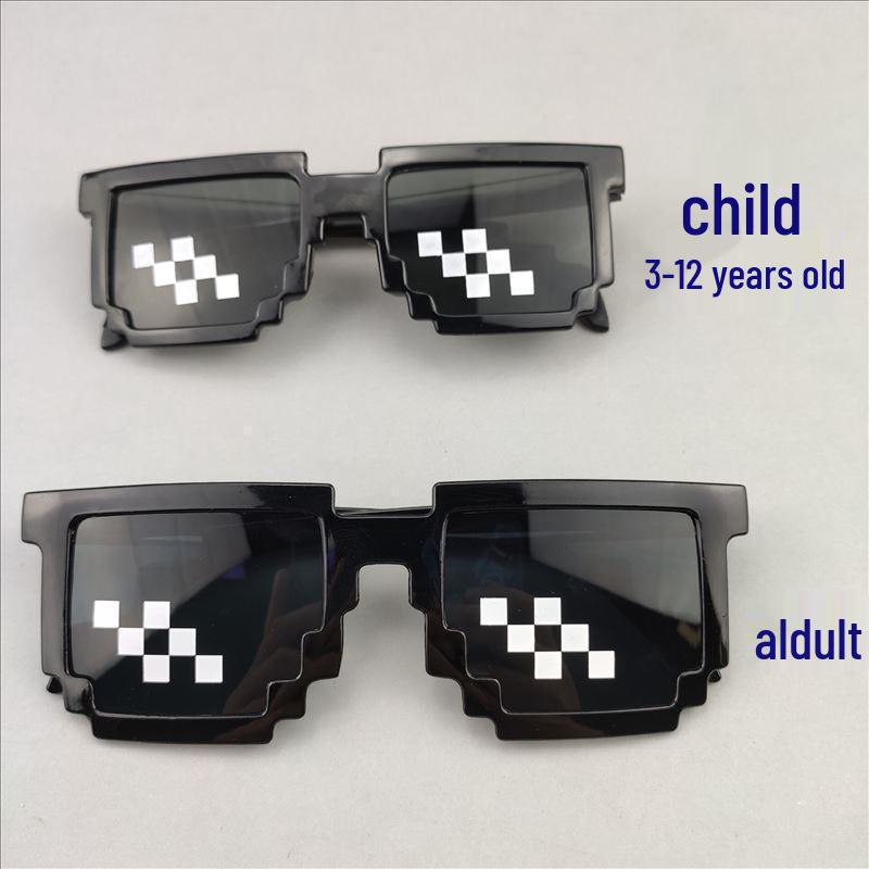 Mosaic Pixel Sunglasses Set for Kids - Boys & Girls