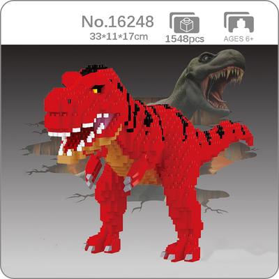 16248 Jurassic Dinosaurier Torvosaurus Tier Monster Modell DIY Mini Diamant Blöcke Ziegel Gebäude Spielzeug für Kinder keine Box