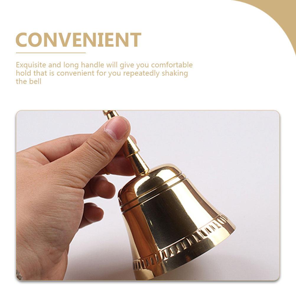

Buddhist Handbell Copper Handmade Long Handle Meditation Bell Home Temple Decor Ancestral Hall Ritual Bell Craft Gift China Mainland