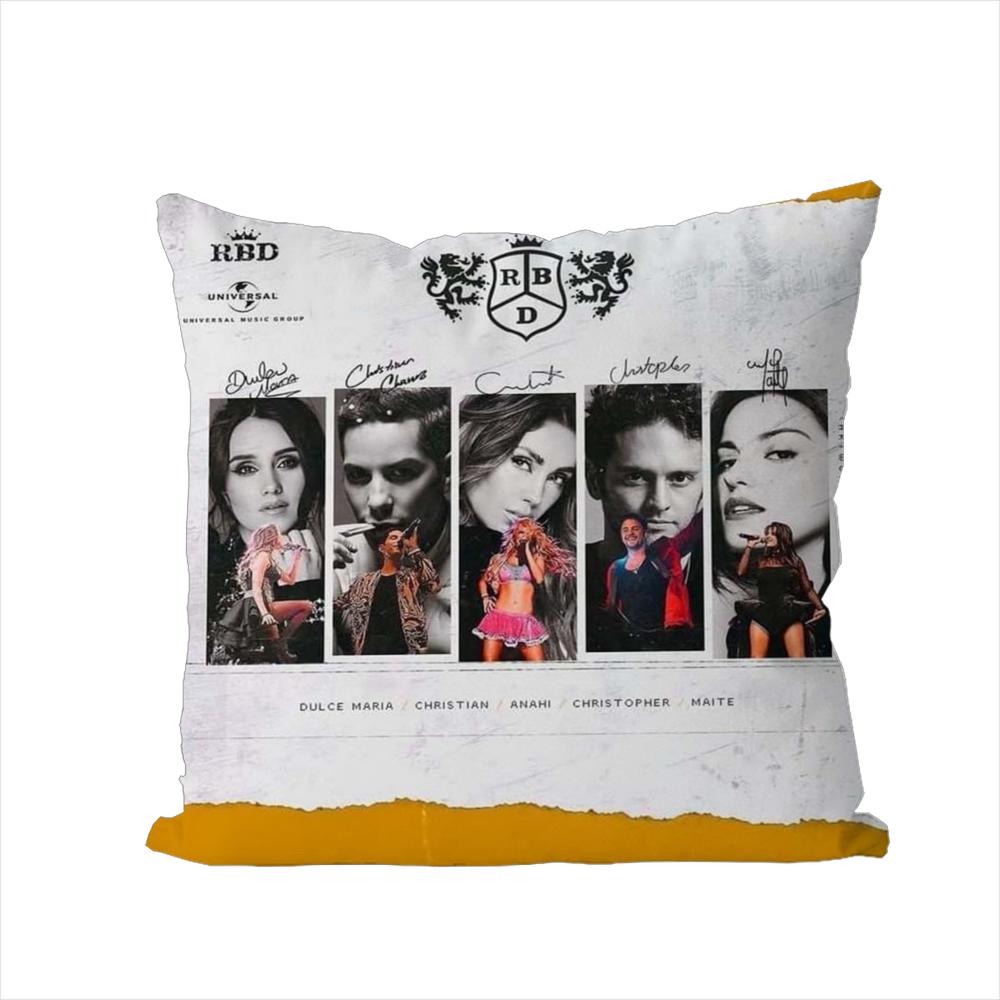 

Band RBD Autumn Pillow Case For Car Sofa Decorative Home Doublesided Print Plush Square Throw Pillow Cushion Cover 30x30cm