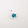 Apatite Gemstone 925 Solid Silver Jewelry Designer Zircon Pendant 0.99" For Mom CZP-8-13