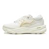 Li Ning Cushioning Slip Resistant Abrasion Resistant Low top Casual Shoes Unisex White AGLV257-1