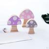 3Pcs Wooden Mushroom Building Blocks Ornaments Room Decor Colorful Wood Photo Props Home
