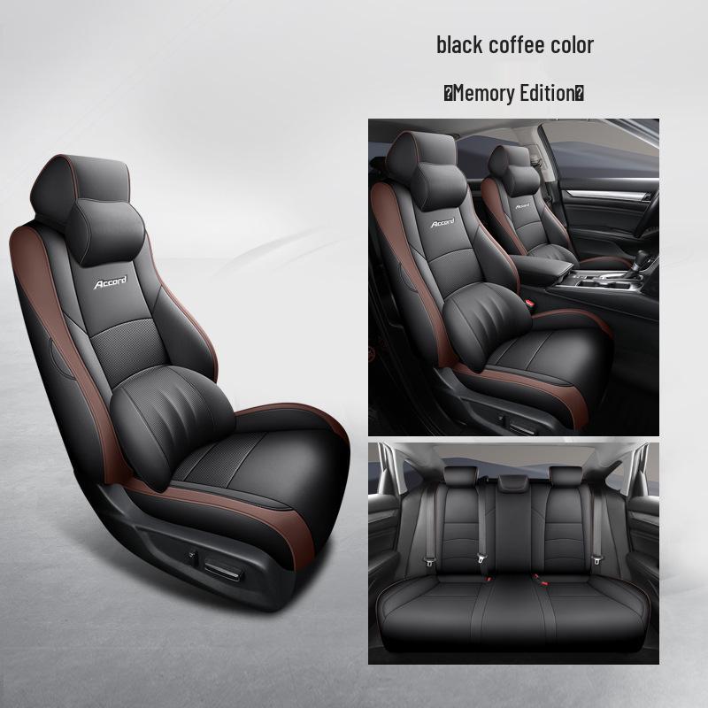 Accord Tenth Gen Leather Seat Cushion - Universal Fit, Four Seasons, Five-Seat.