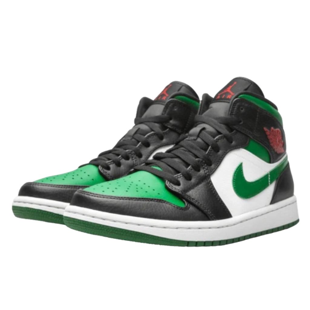 Air Jordan 1 Mid Pine Green Toe