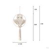 Moon Woven Owl Tapestry Pendant Wall Hanging Decoration Handmade Art Wedding Party Ornament