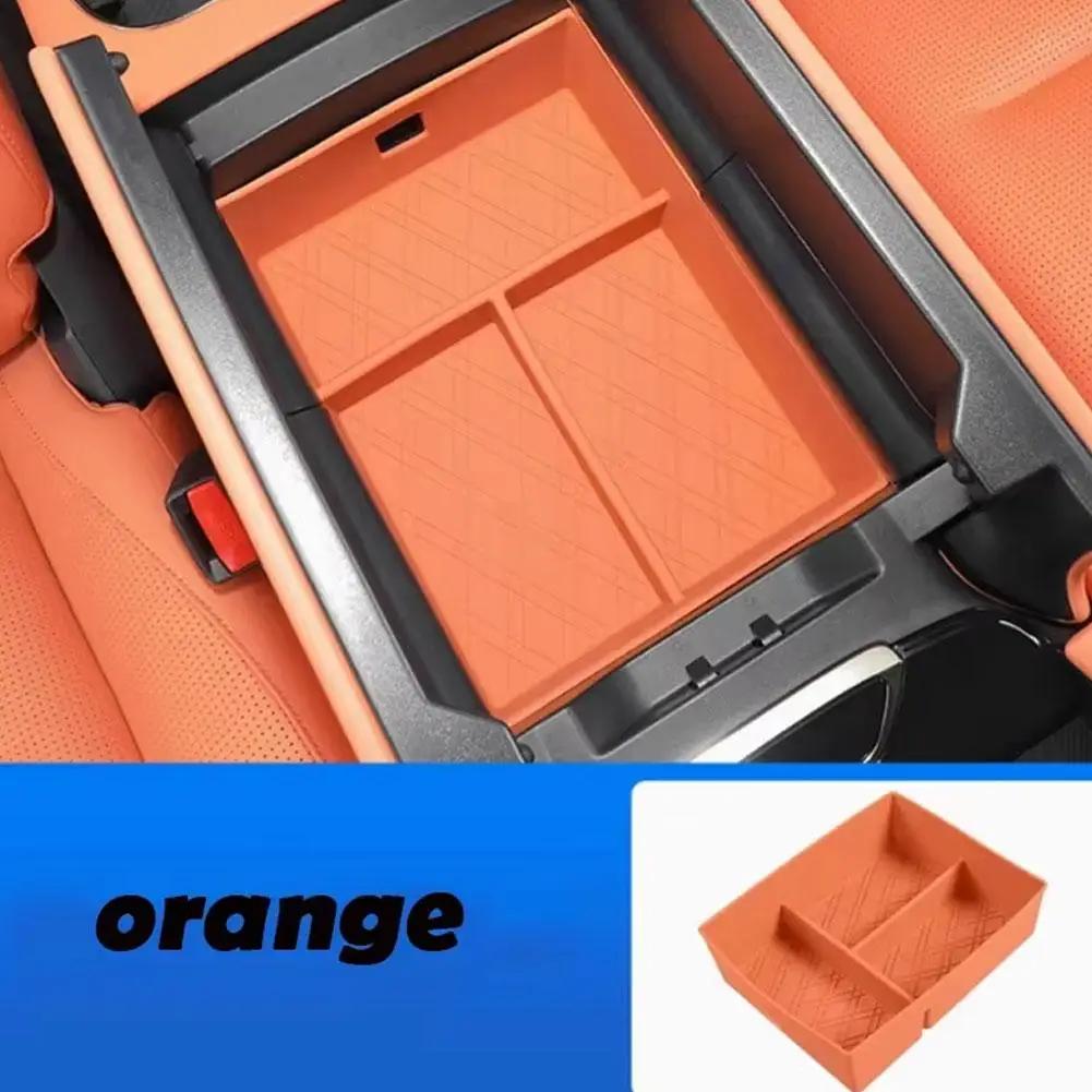For Lynk & Co 900 2025 Car Central Armrest Storage Box Silicone Arrange Material Car Organizer Interior Storage Accessories N8A2