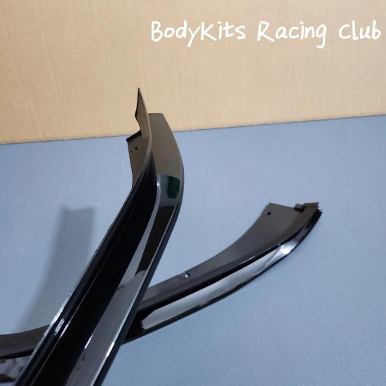 Gloss Black TCR Front Bumper Splitter Lip Kits For Volkswagen Golf MK7.5 GTI 2017-2020