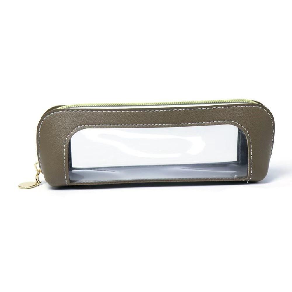 Waterproof Makeup Brush Bag Visible Makeup Organizer Pencil Case  for Brushes Lipsticks