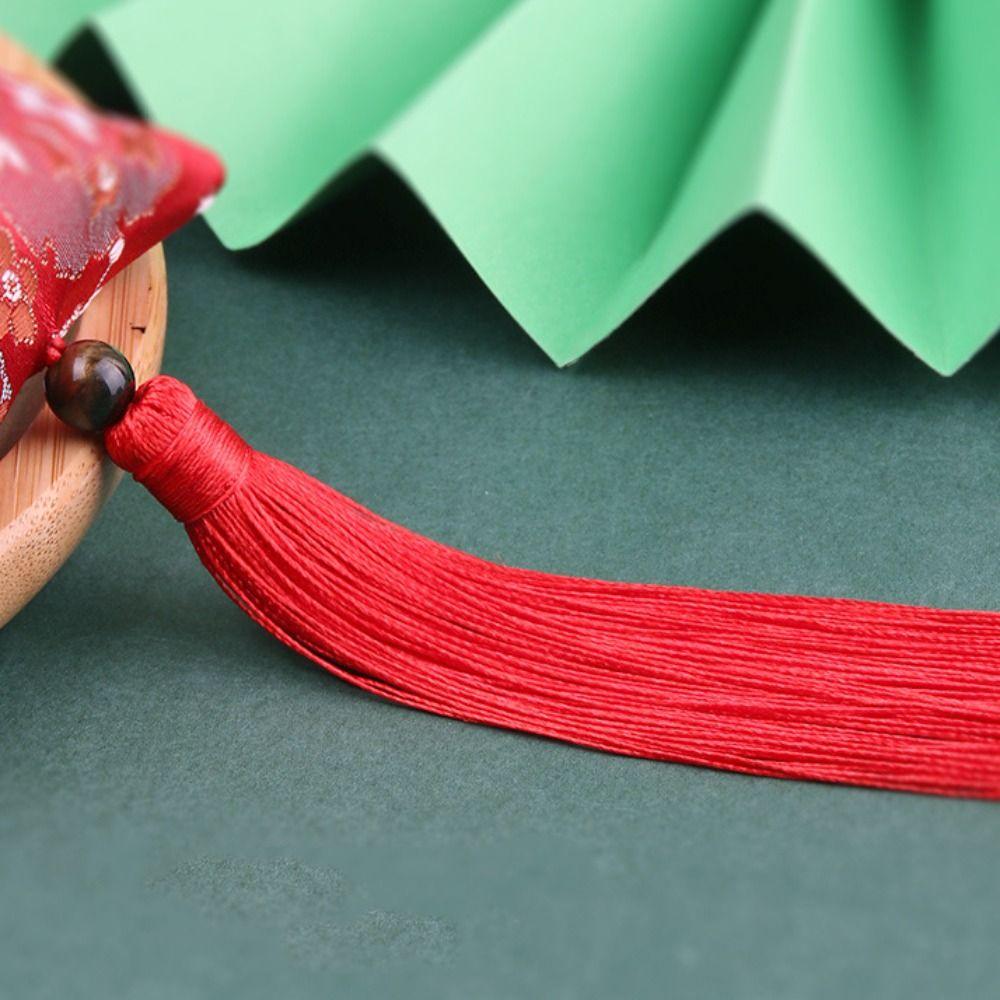 Mini Coin Purse Flower Tassel Drawstring Bag Beaded Chinese Style Sachet Bag  Outdoor