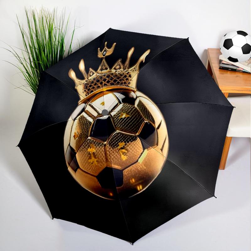 

1PC Football King Umbrella Automatic Open/close, Sturdy Iron Frame & 8-Rib Struct, Umbrella for Women & Men, Christmas Gifts