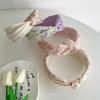 PROLY New Fashion Headband For Women Wide Side Flower Hairband Fresh Light Color Turban Girls Hair Accessories