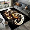 Dream Note Music Colorful Musical Score Cartoon Carpet Rug for Living Room Bedroom Home Sofa Decoration,Kid Non-slip Floor Mat