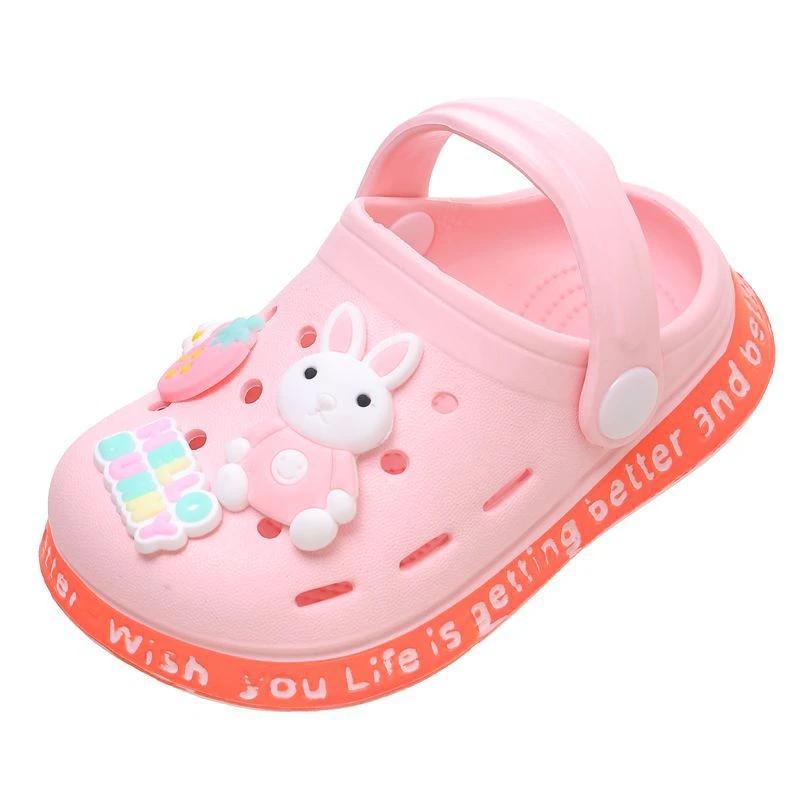 Pantofole per Bambini Cartoni Animati Carini Ragazze Ragazzi con Suole Morbide Borse per Bebè Scarpe Perforate Sandali per la Casa e per Bambini