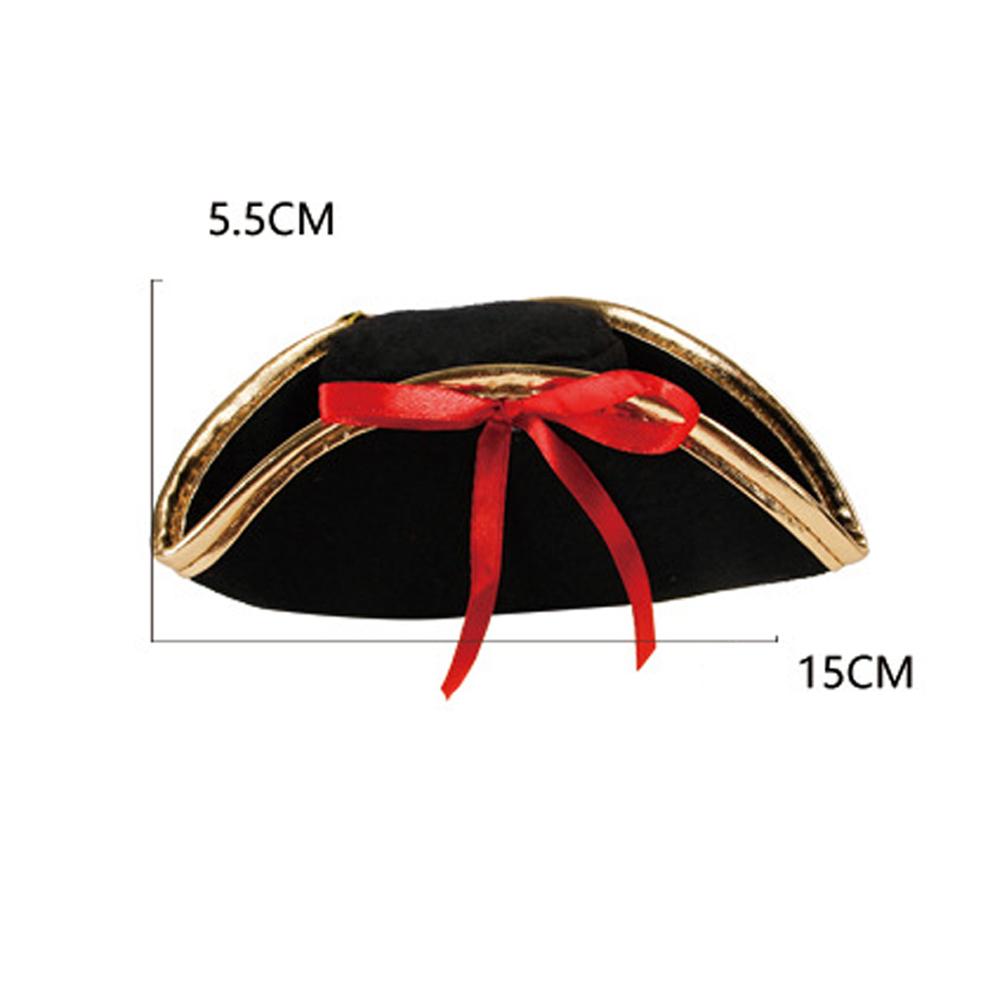 

Adjustable Pet Halloween Hat Soft Pet Pirate Hat Cosplay Costume Accessories for Christmas Photography