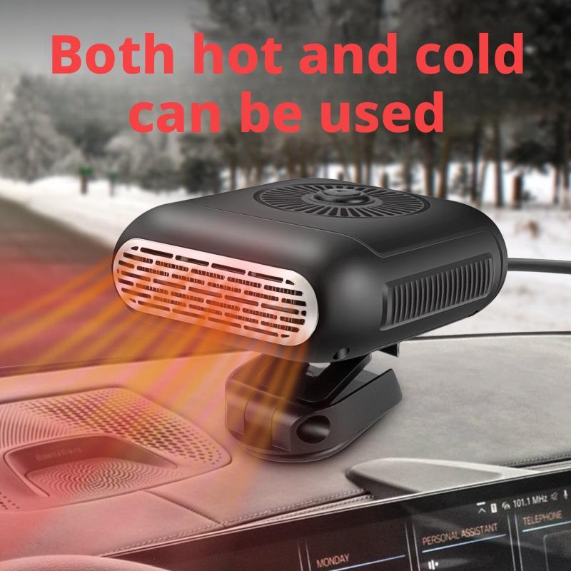 Portable 360 Rotating Car Heater and Cooler 2 In 1 12V /4V Electric for Windshield Defrost Defog Universal Car Truck Accessories