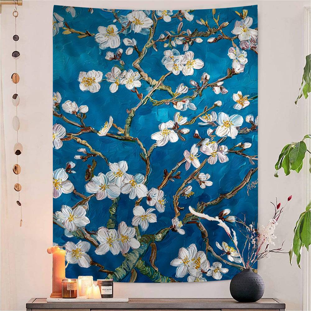 Vincent Willem Van Gogh Painting Hanging Bohemian Tapestry Hanging Tarot Hippie Wall Rugs Dorm Japanese Tapestry