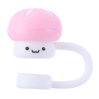 6Pcs Silicone Mushroom Straw Tips Protectors 10mm Funny Tumbler Straw Plugs Reusable for Stanley 30/40oz Tumbler Accessories